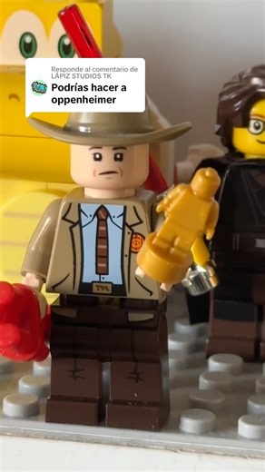 #Oppenheimer en #LEGO !! #legos #cillianmurphy #oscar | El Minifigs