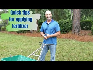 How to apply granular fertilizer