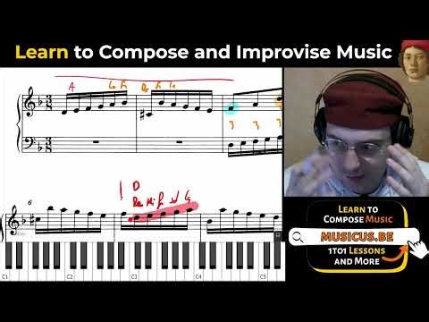 J.S. Bach Inventio N. 4 Analsys and Compositional Elements