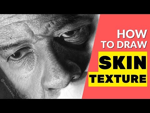 Drawing Skin Texture | Graphite and Charcoal Technique