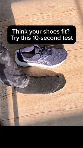 Most people wear the wrong shoe size. Try this to see if you do!