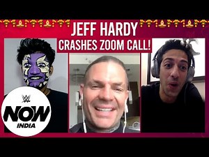 Jeff Hardy Crashes a Zoom Call and Shocks Members of WWE Universe in India