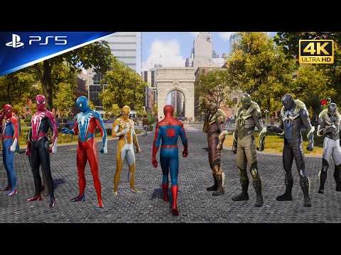 Spider-Man 2: Ultimate Peter Parker Suit Transition | PS5 4K