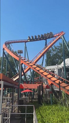 Elevated Turn 🔃 | Rougarou, Cedar Point