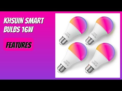 REVIEW (2026): KHSUIN Smart Bulbs 16W. Features