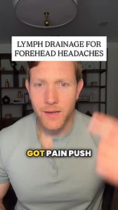 Your forehead isn’t pounding just because of stress. It could be trapped lymph fluid and your body’s trying to tell you something. Here’s how to clear it FAST👇 1️⃣ **START AT THE FOREHEAD.** Gently sweep from the center of your forehead out to your temples. This helps release pressure built up in the frontal sinuses - no force needed, just light touch. 2️⃣ **SLIDE DOWN PAST YOUR EARS AND JAWLINE.** Now move that fluid where it can drain - toward key lymph nodes near your ears and along your jaw