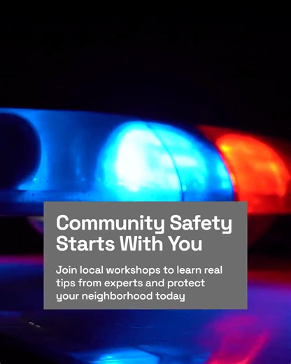 Empower your neighborhood by joining local safety workshops. Learn practical tips from law enforcement and security experts. Together, we build safer communities through knowledge and action. Want to make a difference? Reach out and get involved today! | Public Safety Crime Center