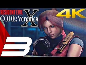 Resident Evil Code Veronica X HD - Gameplay Walkthrough Part 3 - Bandersnatch Monsters [4K UHD]