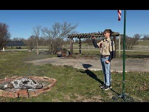 U.S. Flag Retirement Ceremony, Part 1