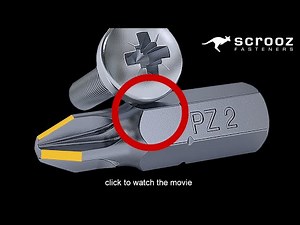 Pozidrive Screws from Scrooz Fasteners