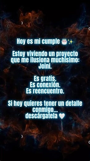 Es mi cumple! Descárgate Joini gratis