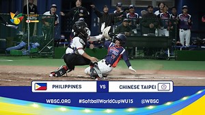 17K views · 316 reactions |  Game 42 Highlights 漏 Philippines  Chinese Taipei I U-15 Women's Softball World Cup #SoftballWorldCupWU15 | WBSC Softball World Cups | Facebook