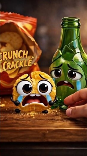 The story of the Crunch crackle and the broken bottle.#usa #funny #3danimation #shorts #trending