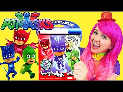 Coloring PJ Masks Magic Reveal Ink Coloring Book | Imagine Ink Marker