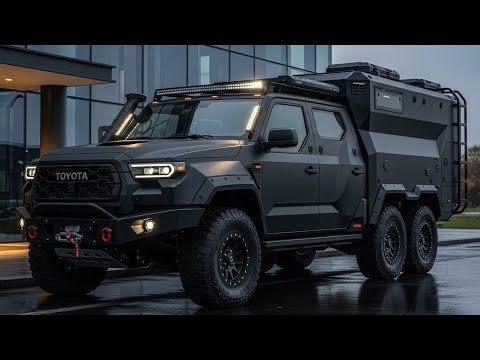 2026 Toyota 6x6 Camper Motorhome – Ultimate Off-Road Adventure Beast