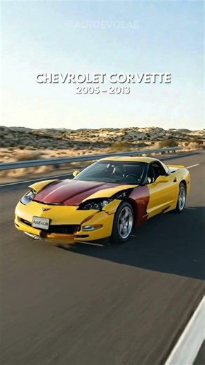 Chevrolet Corvette C1 to C8 Evolution | Full-Speed Highway Transformation | AutoEvoLab