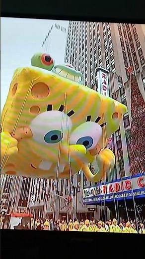 SpongeBob & Gary Balloon Float On Macy's Thanksgiving Day Parade 2025 #spongebob #nickelodeon