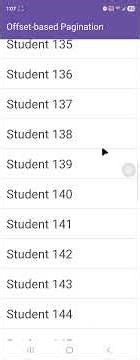 Android Offset-Based Pagination (demo)