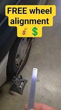 Easy DIY wheel alignment at home