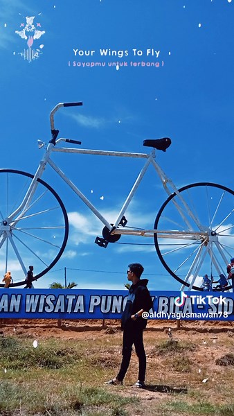 #CapCut #tamanwisatapuncakbilasidrap #sepedaraksasa #sidrap #liburan #fyp