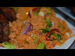 How to make luxurious gari fortor| My Royal Gari Jollof recipe.