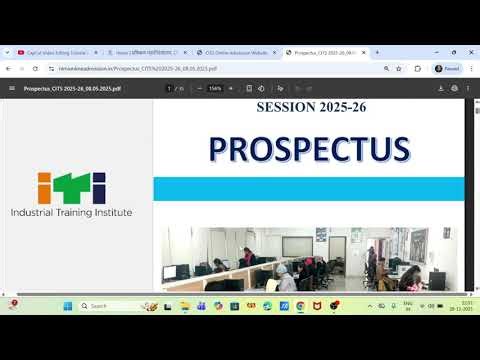 CITD admission form 2026 - 27 New Update #cits #itot #nsti #citsform2026
