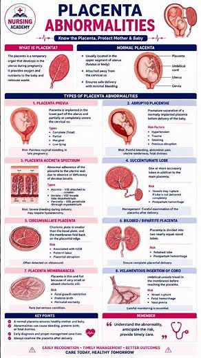 Placenta Abnormalities Explained in Simple Way 🤰 Placenta Previa, Abruptio Placenta & Accreta