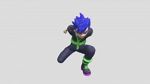 Anime - 3D model by Cricfever