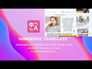 Immersive translation now has image translation functionality!