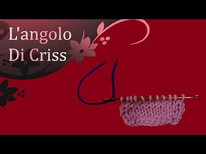 Knooking i punti base diritto e rovescio - tutorial passo a passo