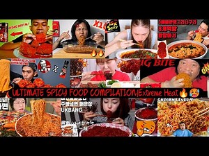 ULTIMATE SPICY FOOD MUKBANG COMPILATION|Extreme Heat & Big Bites 🔥🌶🥵