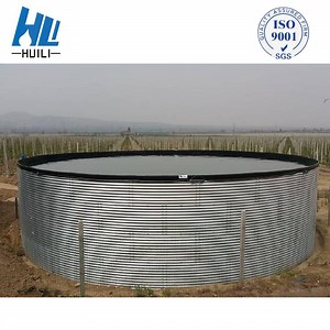 [Hot Item] Galvanized Steel Corrugated Steel Water Tank Large Irrigation Round Zincalume Circular Tank