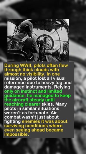 The Pilot Who Flew Blind 🌫️