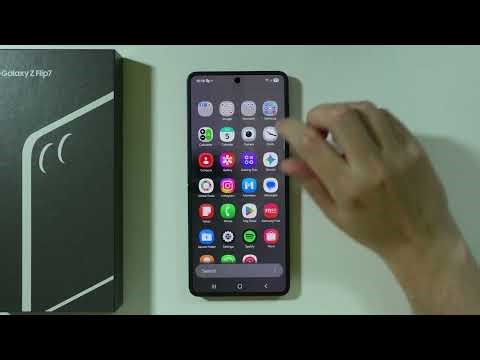 Samsung Galaxy Z Flip 7 & 7 FE: How to Make Apps Screen (App Drawer) Scrollable