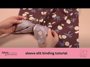 Sleeve Slit Binding Tutorial