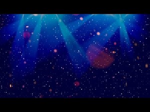 Fondo de video movimiento - azul marino, luces neon, esferas y brillo