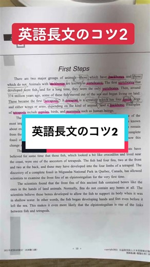 英語長文のコツを学ぶ方法