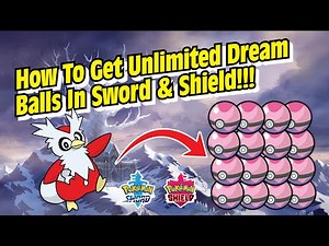 How To Get Unlimited Dream Balls In Pokemon Sword & Shield Crown Tundra!!