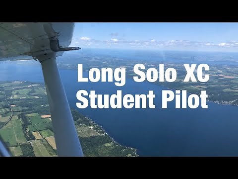 Long Solo Cross Country Flight | Cessna 172