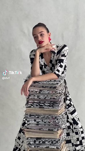 2024 marks 50 years of the wrap dress! Celebrate with the limited-edition Wrap 50 capsule featuring Crossword, our anniversary print 💋 #DVF #Wrap50