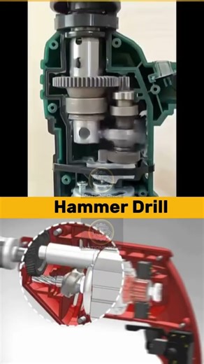 Hammer Drill Mechanical Design#Engineering #Mechanical #HowItWorks #TechEducation #Mechanics #drill