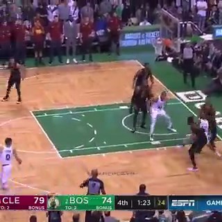 Final 2 minutes Cavs vs Celtics 2018 ECF Game 7.