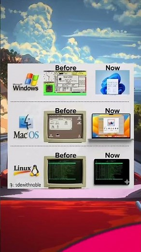 🪟 Microsoft Windows: 🐧 Before Vs. Now.💀😂😂😂😂 #microsoft #programming #coding #funny #memes #trending