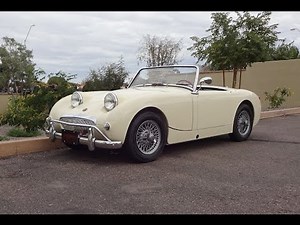 1960 Austin Healey Bugeye Sprite in White Paint & Engine Sound on My Car Story with Lou Costabile
