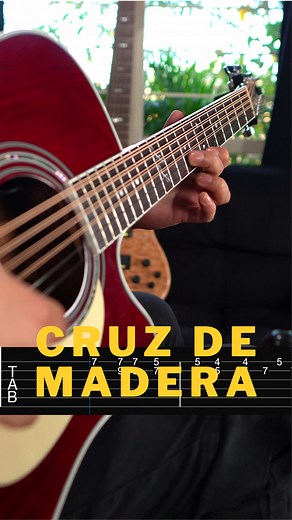 Cruz de Madera: Requinto y Tablatura