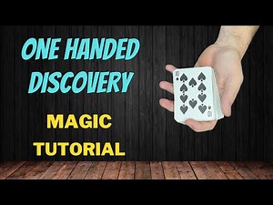 One Handed Discovery - Magic Card Trick Tutorial