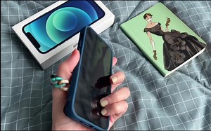 【开箱】蓝色 iPhone 12 mini Blue Unboxing, setup & case || Aesthetic