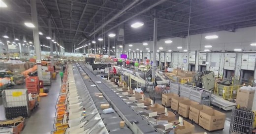 An inside look at the Warrendale USPS distribution center's massive holiday operation