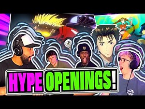 We Reacted to YOUR FAVORITE Hype Anime Openings Part 1| Tejidotcom