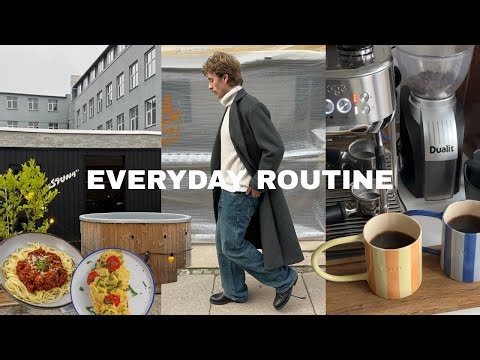 my routine as a guy living in copenhagen